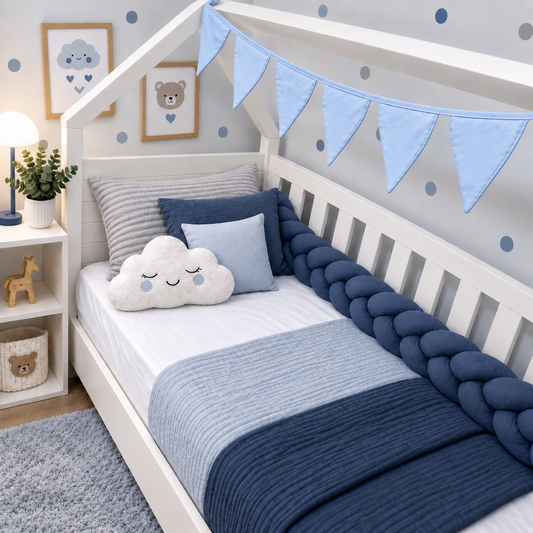 Bandeirinhas Decorativas 2,10m Azul Bebê