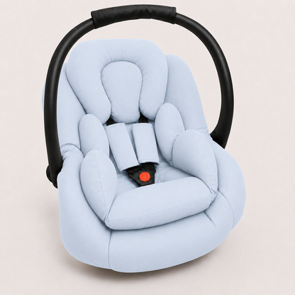 Kit para Bebê Conforto 3 Peças Dupla Face Azul Bebê