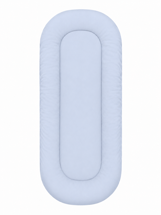 Fronha para Ninho Casulinho Premium para Carrinho Moisés Universal Azul Bebê