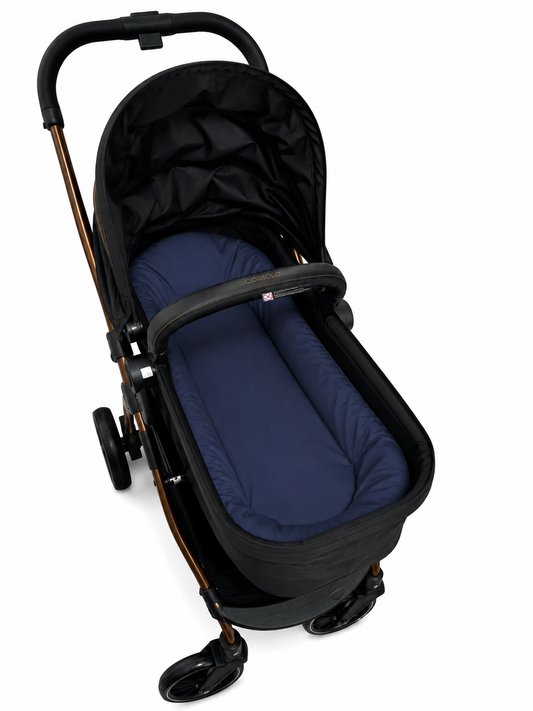 Fronha para Ninho Casulinho Premium para Carrinho Moisés Universal Azul Marinho