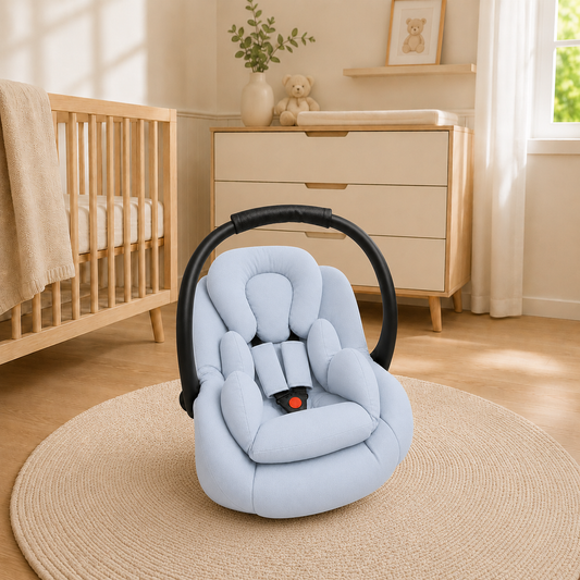 Kit para Bebê Conforto 3 Peças Dupla Face Azul Bebê