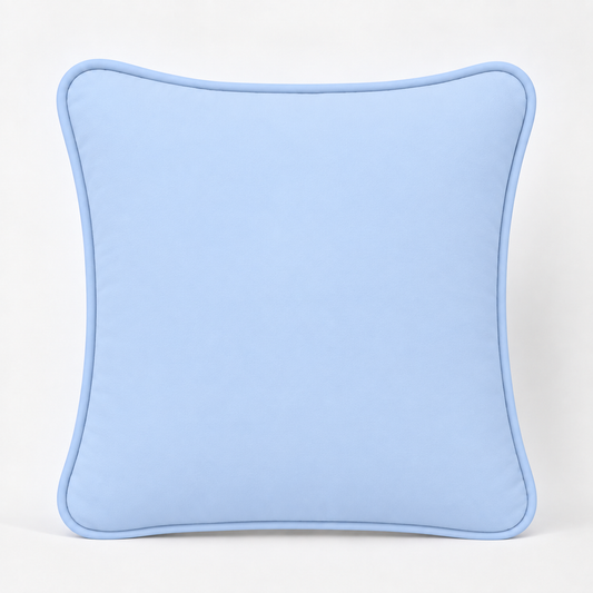 Almofada Decorativa 30cm x 30cm Azul Bebê