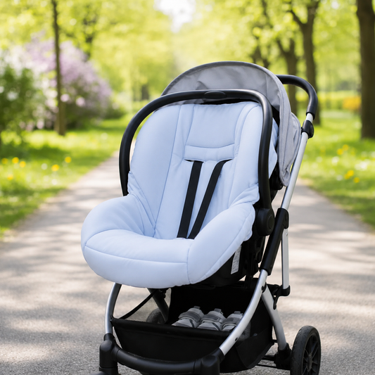 Capa para Bebê Conforto Universal Azul Bebê
