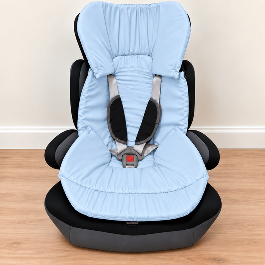 Capa Colchonete para Cadeira de Carro Dupla Face Azul Bebê
