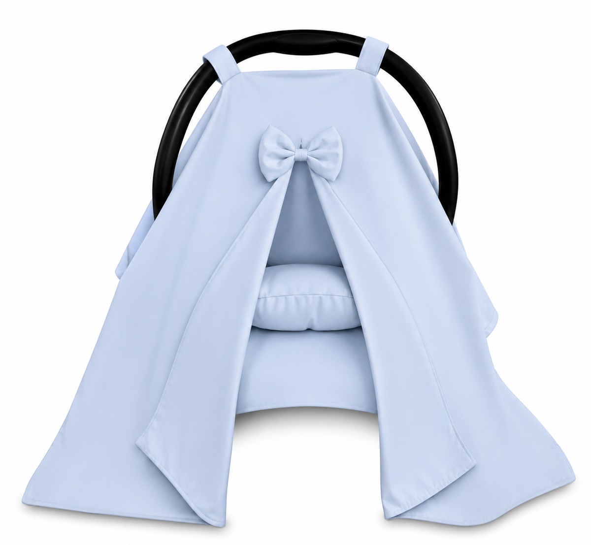 Capota para Bebê Conforto Tenda Dupla Face Azul Bebê