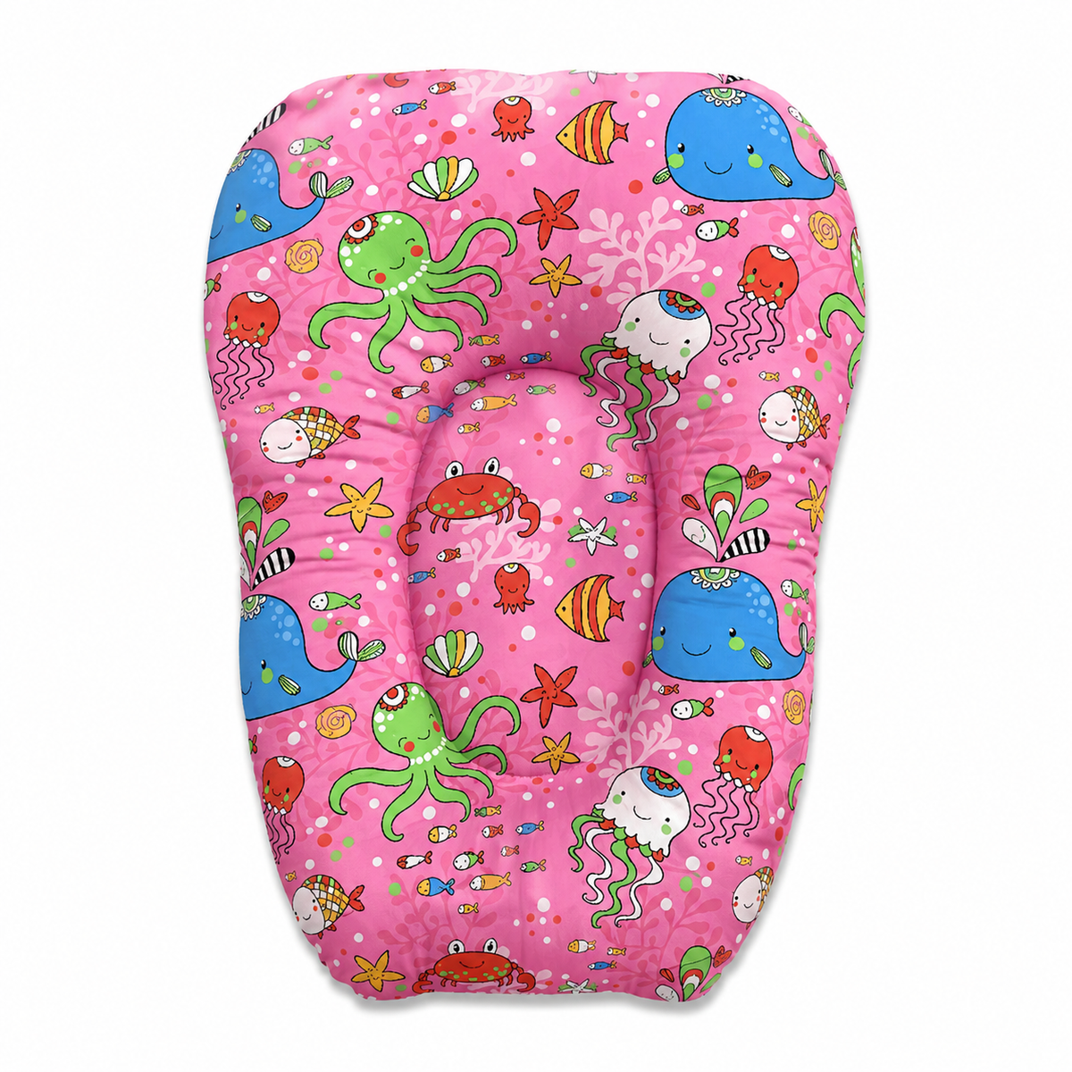 Almofada de Banho Baleia Pink