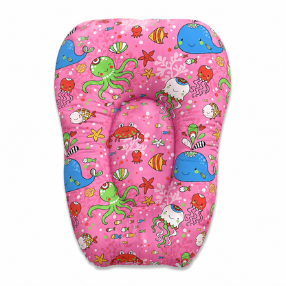 Almofada de Banho Baleia Pink