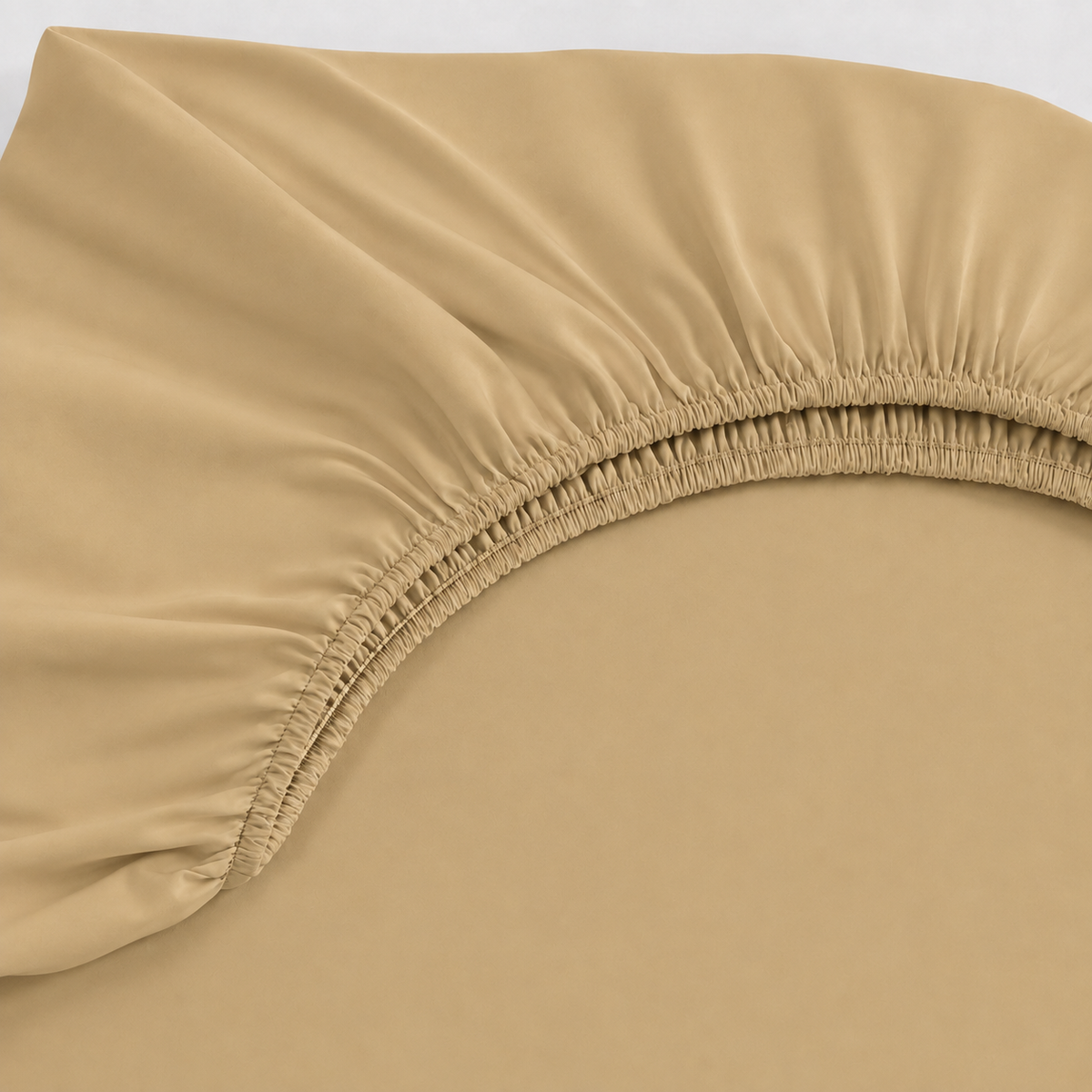 Lençol Estampado para Mini Berço 100% Algodão Bege