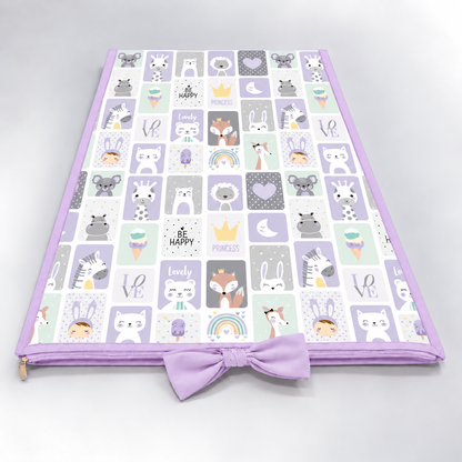 Trocador de Cômoda 70x45x3cm Bichos Lilás
