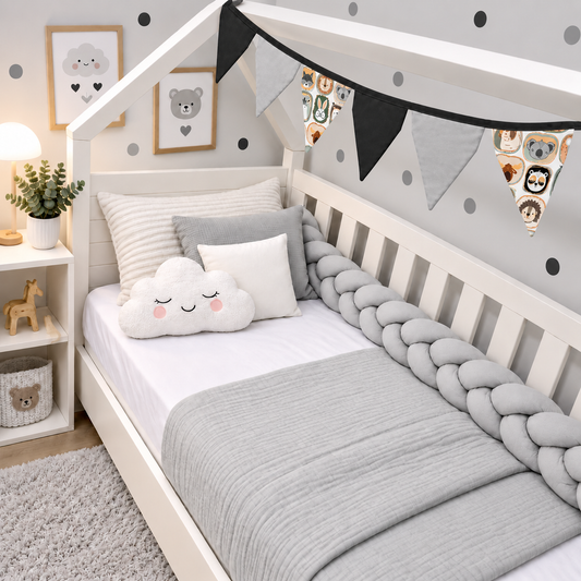 Bandeirinhas Decorativas 2,10m Bichos c/ Preto