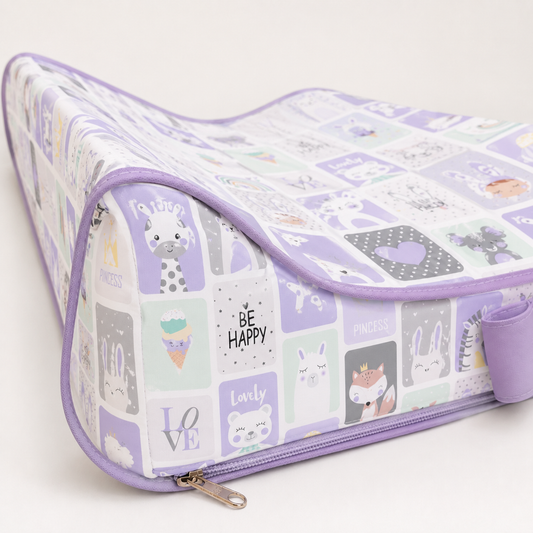 Trocador de Cômoda Americano Bichos Lilás
