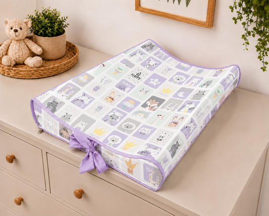 Trocador de Cômoda Americano Bichos Lilás