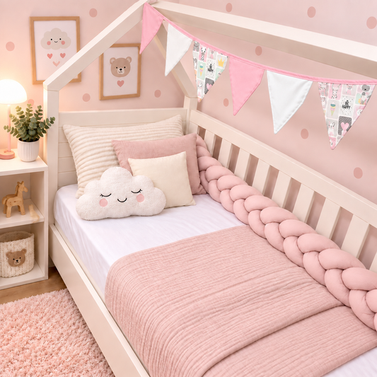 Bandeirinhas Decorativas 2,10m Bichos Rosa