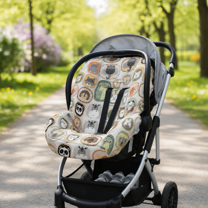 Capa para Bebê Conforto Universal Bichos