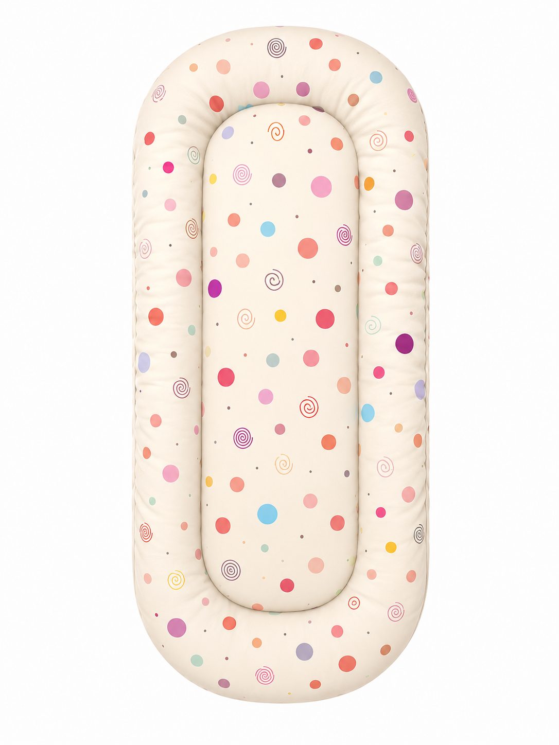 Fronha para Ninho Casulinho Premium para Carrinho Moisés Universal Bolas Menina