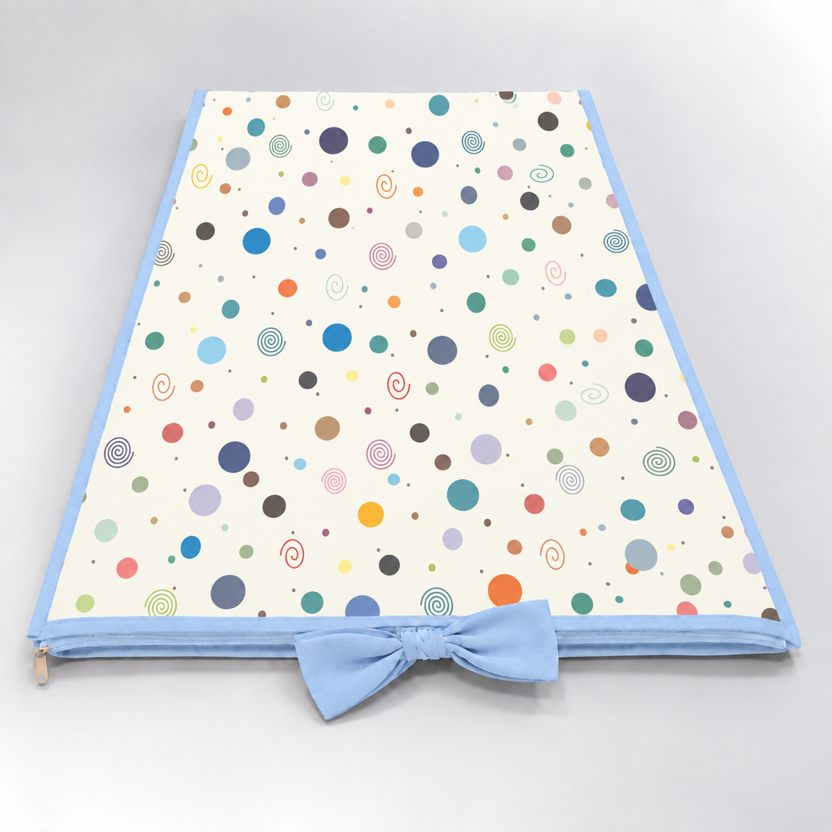 Trocador de Cômoda 70x45x3cm Bolas Menino c/ Azul Bebê
