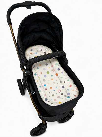 Ninho Casulinho Premium para Carrinho Moisés Universal Bolas Menino