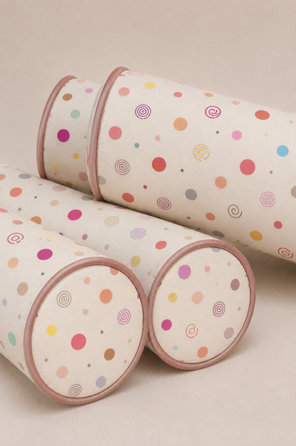 Kit Rolinhos 4 Peças para Cama Casal Bolas Menina