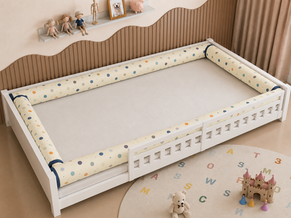 Kit Rolinhos 4 Peças para Cama Casal Bolas Menino