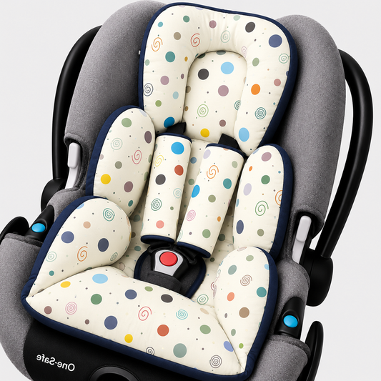 Colchonete para Bebê Conforto Dupla Face Bolas Menino