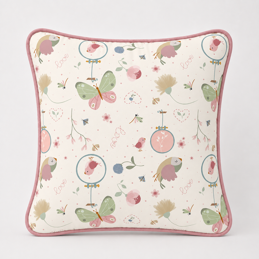 Almofada Decorativa 30cm x 30cm Borboletas