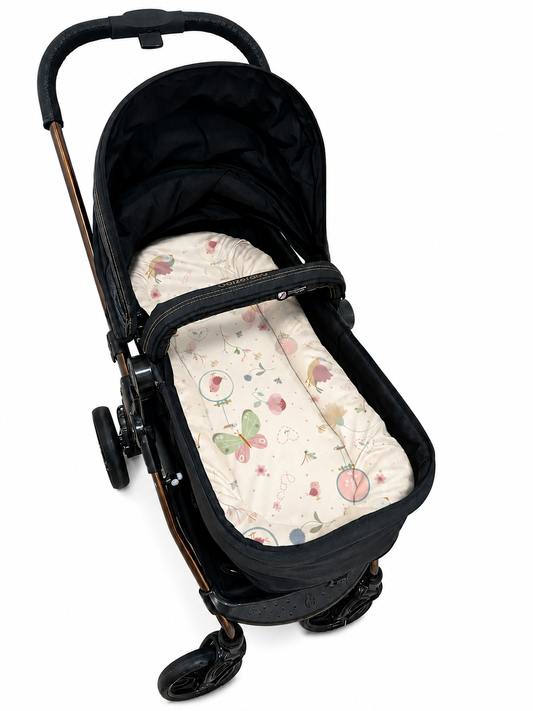Fronha para Ninho Casulinho Premium para Carrinho Moisés Universal Borboletas
