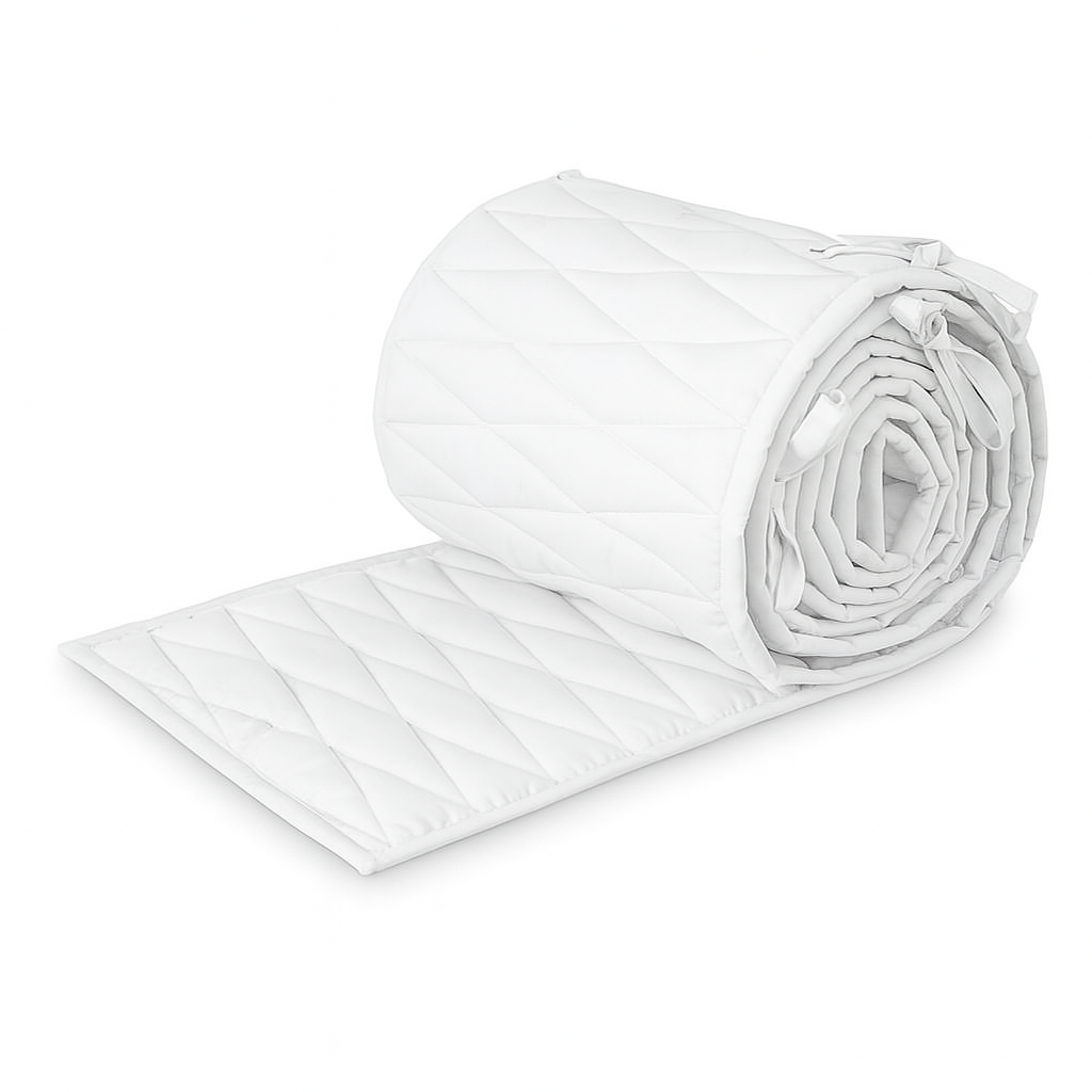 Protetor de Grade Total 360° para Berço Americano Branco