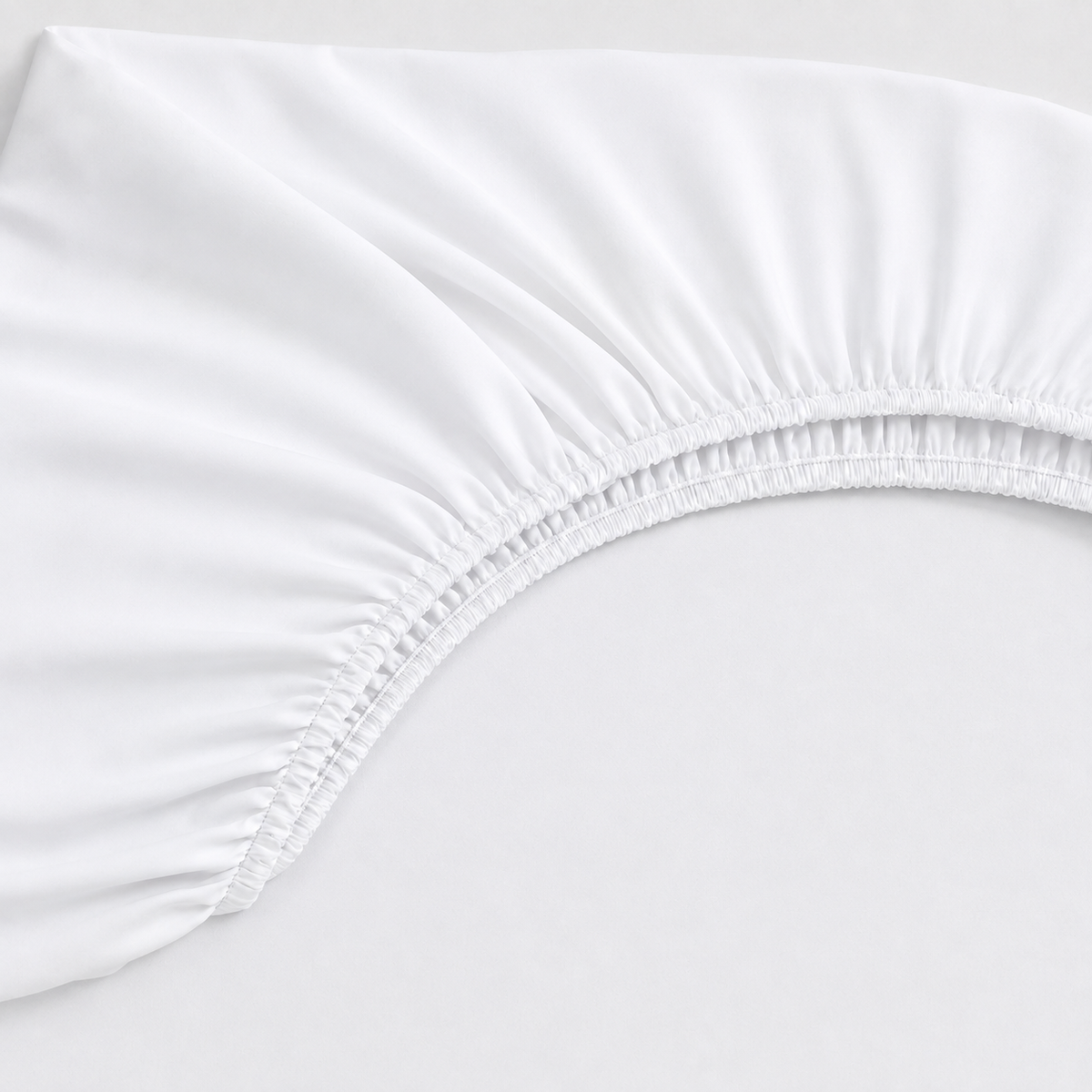 Lençol Estampado para Mini Berço 100% Algodão Branco
