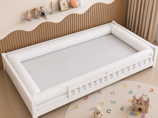Kit Rolinhos 4 Peças para Cama Casal Branco