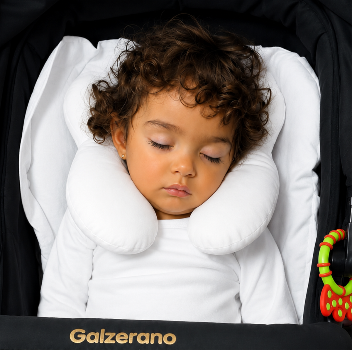 Protetor de Pescoço para Bebê Branco