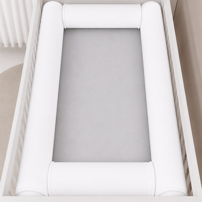 Kit Rolinhos para Berço Americano 4 Peças Branco
