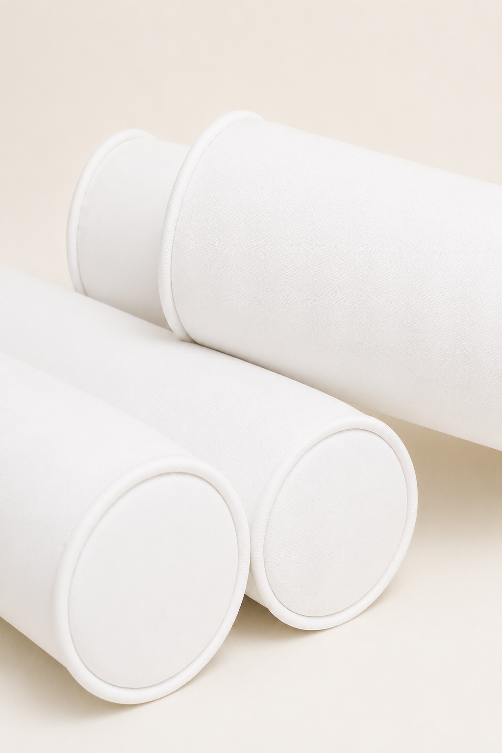 Kit Rolinhos para Berço Americano 4 Peças Branco