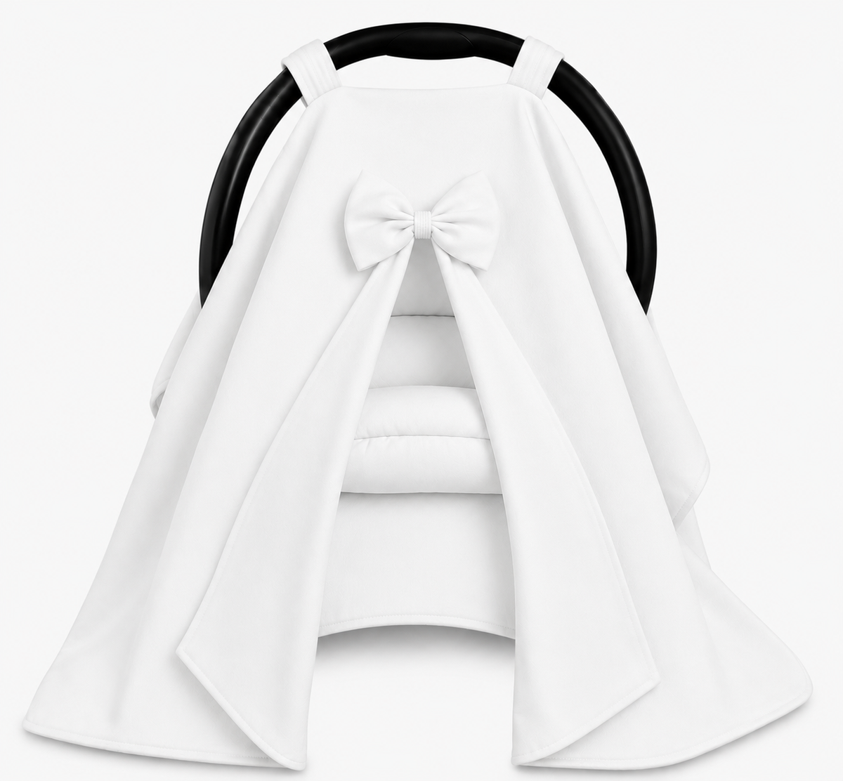 Capota para Bebê Conforto Tenda Dupla Face Branco