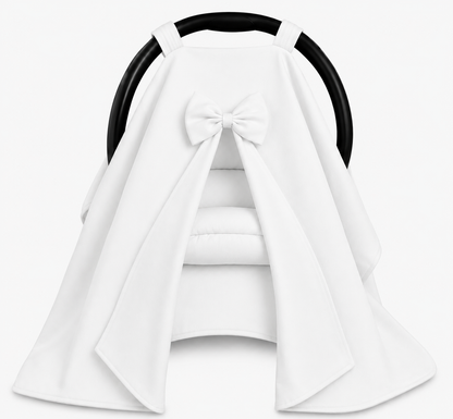 Capota para Bebê Conforto Tenda Dupla Face Branco