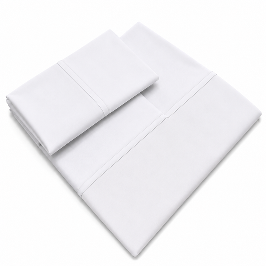 Jogo de Lençol para Mini Berço 3 Peças Branco | Percal Premium