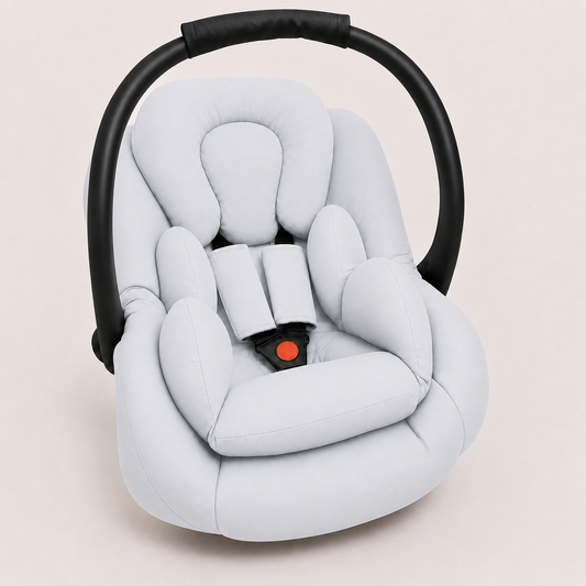 Kit para Bebê Conforto 3 Peças Dupla Face Cinza