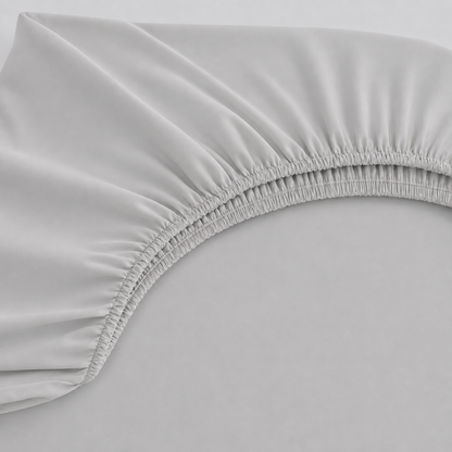 Lençol Estampado para Mini Berço 100% Algodão Cinza
