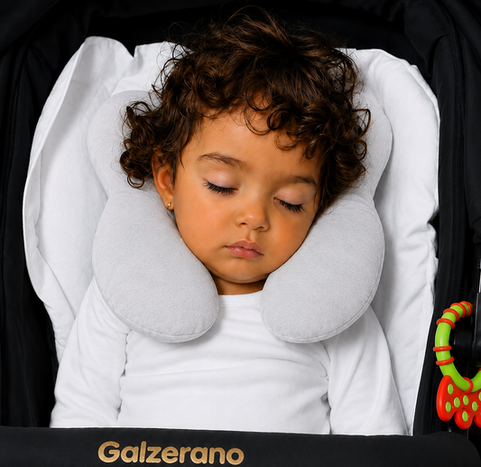 Protetor de Pescoço para Bebê Cinza