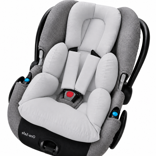 Colchonete para Bebê Conforto Dupla Face Cinza
