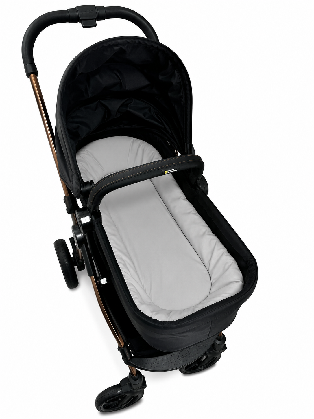 Ninho Casulinho Premium para Carrinho Moisés Universal Cinza