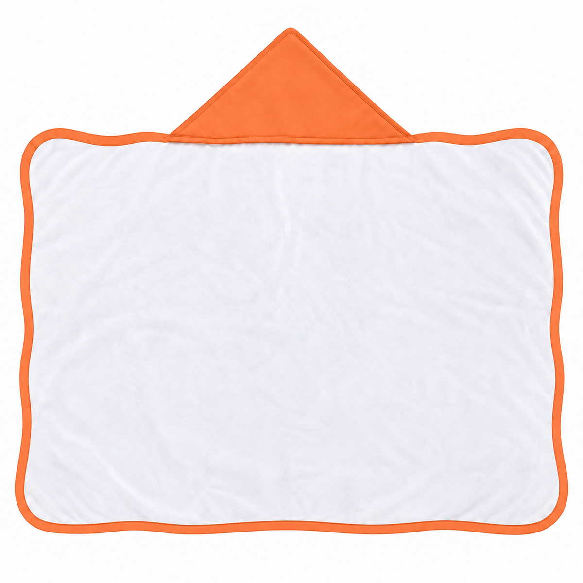 Toalha de Banho com Capuz Forrada Plush Atoalhado Premium 1M x 70cm Coral
