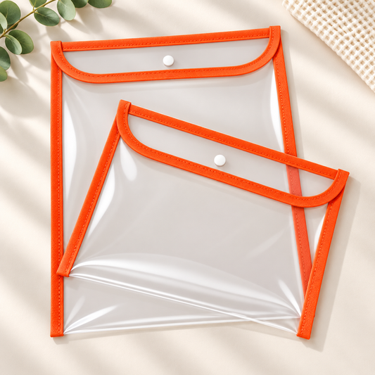 Kit com 2 Capas Organizadoras para Certidão e Documentos Coral