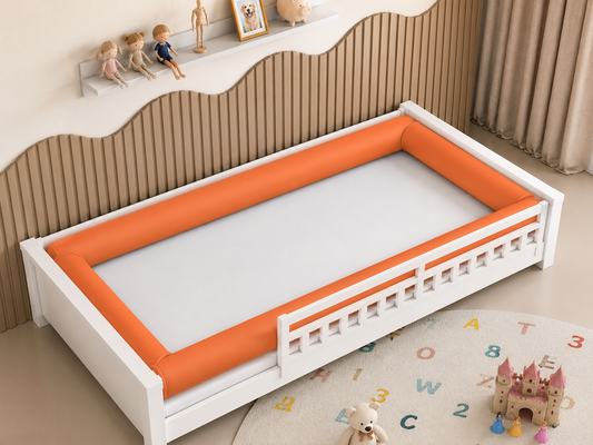 Kit Rolinhos 4 Peças para Cama Solteiro Coral