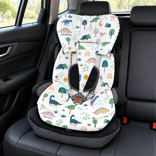 Capa Colchonete para Cadeira de Carro Dupla Face Dino MLH