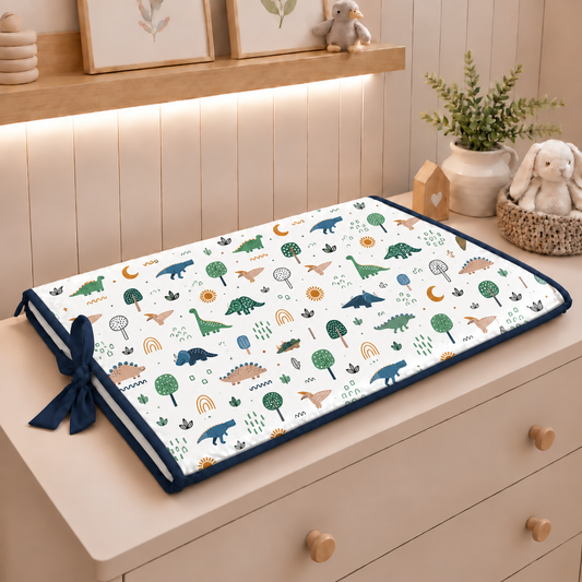 Trocador de Cômoda 70x45x3cm Dino MLH c/ Azul Marinho