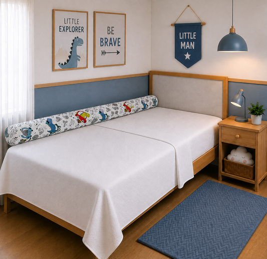 Rolinho Lateral para Cama Solteiro e Casal Dino Carros