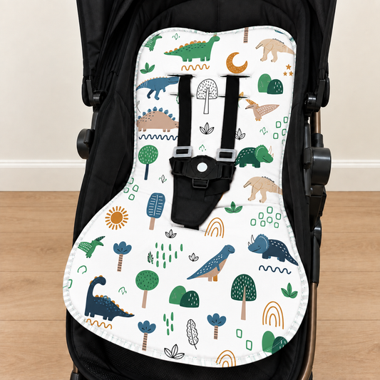 Capa para Carrinho de Bebê Universal Dino MLH c/ Verde Escuro
