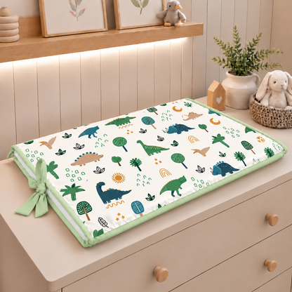 Trocador de Cômoda 70x45x3cm Dino MLH c/ Verde Claro