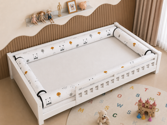 Kit Rolinhos 4 Peças para Cama Casal Escandináva