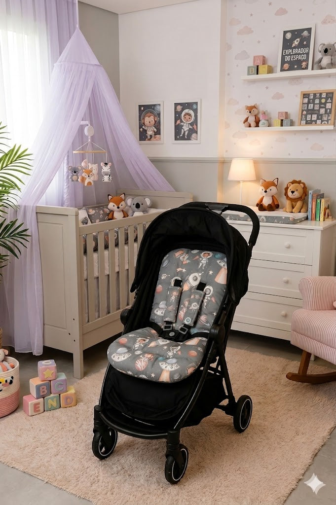Colchonete para Carrinho Espaço Cinza